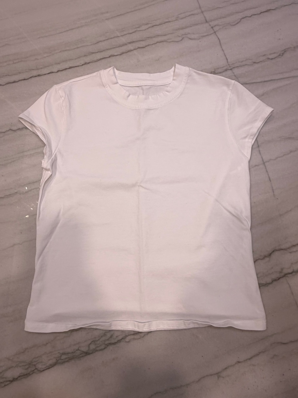 lululemon athletica Women's White Crew Tank Tee